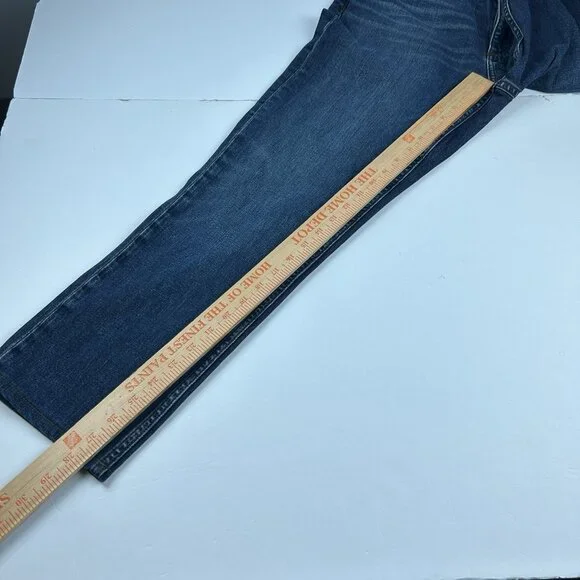 Y2K Levi's 569 Jeans Denim Pants Loose Straight Size 42x32 Dark Wash NWT Baggy - Picture 7 of 16